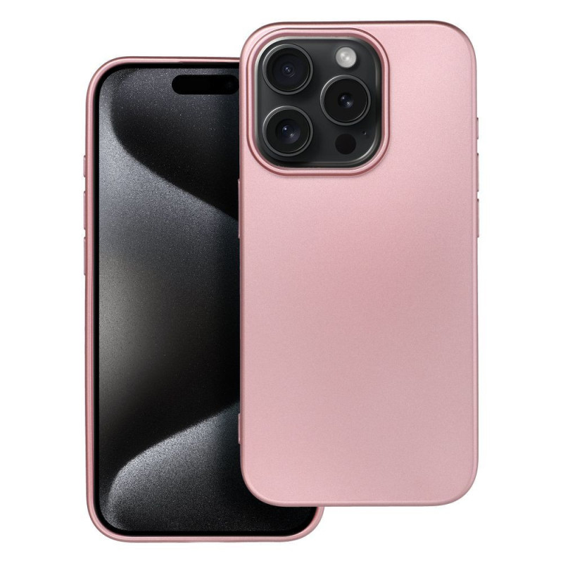 Case for iPhone 15 PRO Metallic pink Case for iPhone 15 PRO Metallic pink