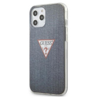 GUESS case for IPHONE 12 Pro Max GUHCP12LPCUJULDB (Jeans Collection) navy blue