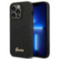 GUESS case for IPHONE 14 Pro GUHCP14LHGGSHK (Glitter Flakes Script Metal Logo) black GUESS case for IPHONE 14 Pro GUHCP14LHGGSHK (Glitter Flakes Script Metal Logo) black
