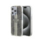 GUESS case for IPHONE 15 Pro GUHCP15MH4PSEGW (4G Gold Stripe) brown