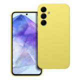 Case for Samsung A55 5G Silicone 2mm (camera protection) yellow