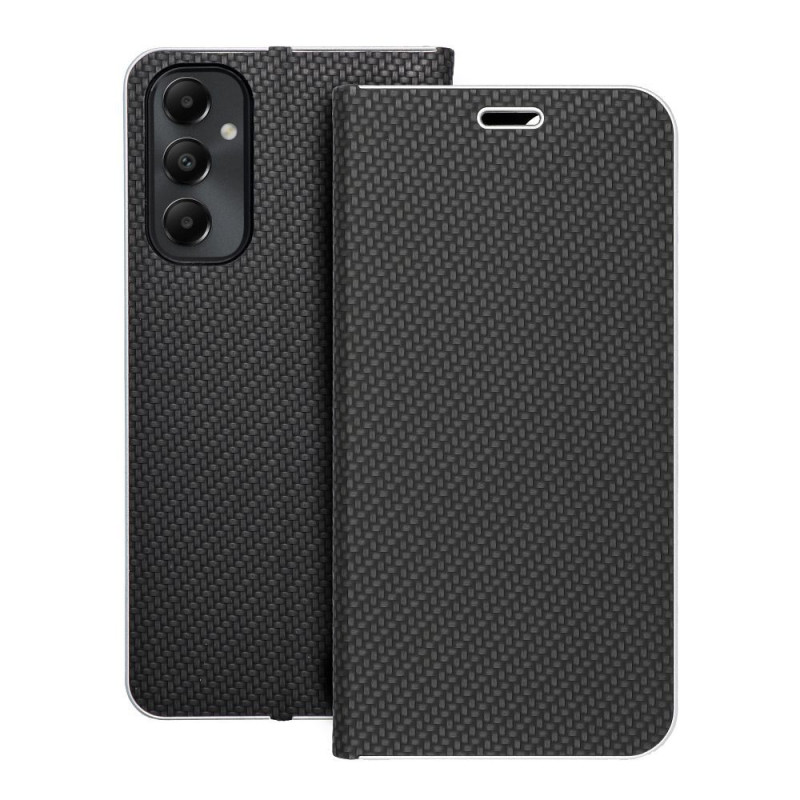 Flip case for Samsung A05s Luna Book Carbon black