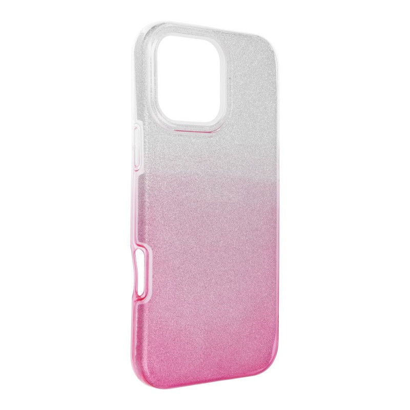 Case for iPhone 16 PRO MAX Shining transparent pink