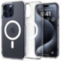 SPIGEN case ULTRA HYBRID MAG compatible with MagSafe for IPHONE 16 Pro frost clear