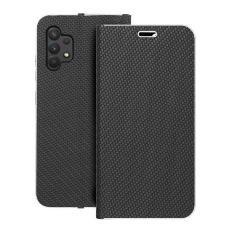 Flip case for Samsung A32 LTE ( 4G ) Luna Book Carbon black