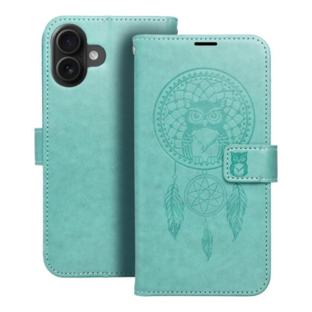 Flip case for iPhone 16 PLUS Mezzo Book dreamcatcher green