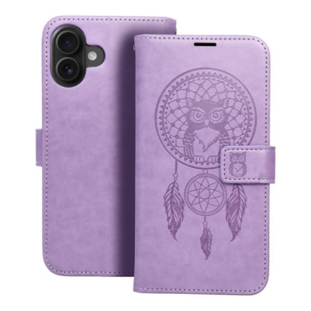 Flip case for iPhone 16 PLUS Mezzo Book dreamcatcher violet