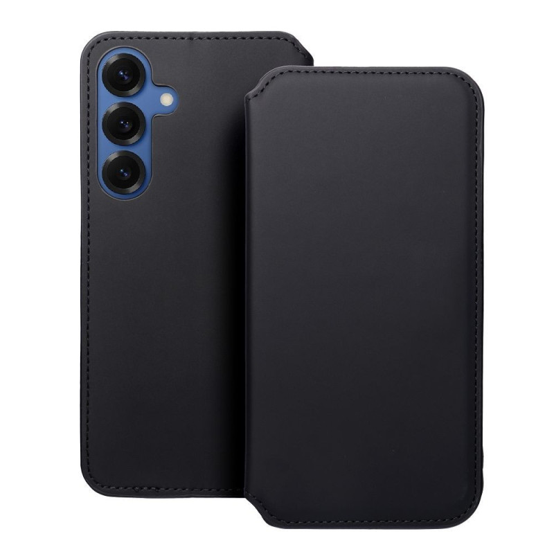 Flip case for Samsung S25 PLUS Dual Pocket Book black Flip case for Samsung S25 PLUS Dual Pocket Book black