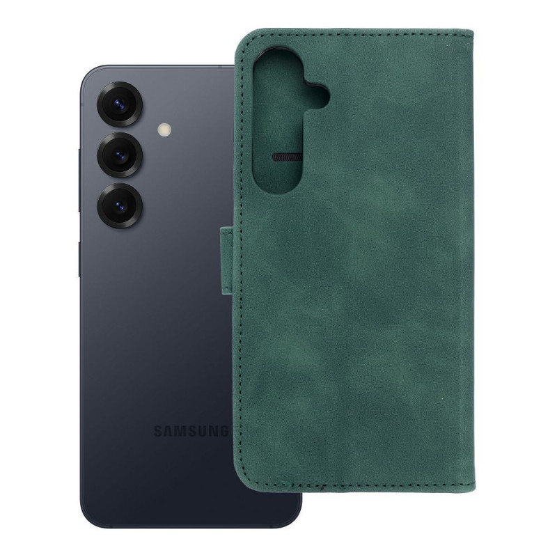 Flip case for Samsung S25 PLUS Tender Book green