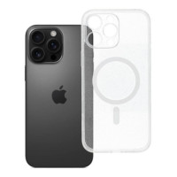 Case for iPhone 16 PRO MAX Clear Mag Cover - Glitter (STR / CAMERA PROTECTION) compatible with MagSafe transparent glitter