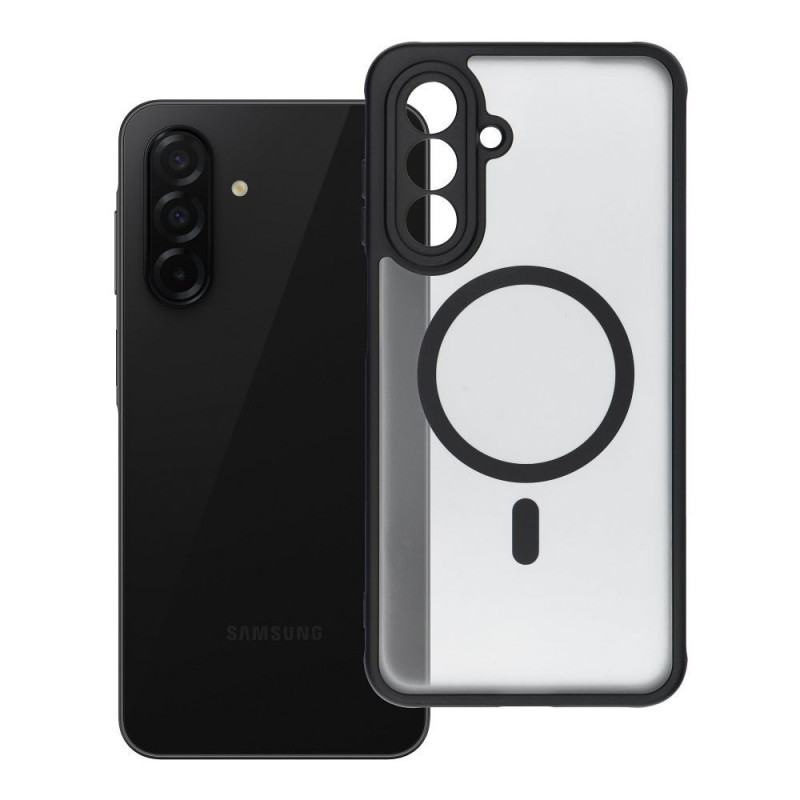 Case for Samsung A26 Full Matte Mag Cover compatible with MagSafe black