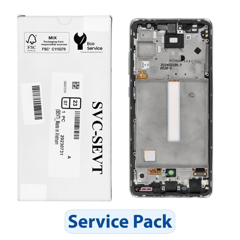 ServicePack LCD Display SAMSUNG A52S 5G A528B GH82-26861D White ServicePack LCD Display SAMSUNG A52S 5G A528B GH82-26861D White