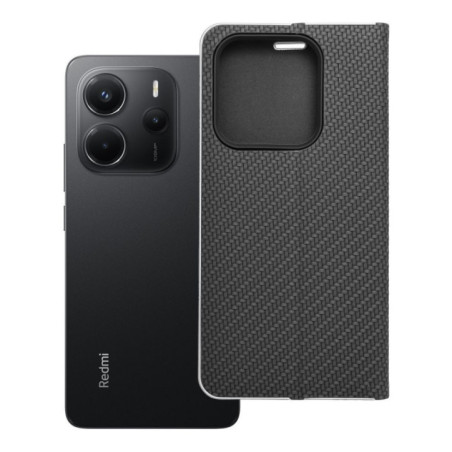 Flip case for Xiaomi Redmi NOTE 14 5G Luna Book Carbon black