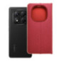 Flip case for Xiaomi Redmi NOTE 14 PRO 5G / 14 PRO PLUS 5G Luna Book Carbon red