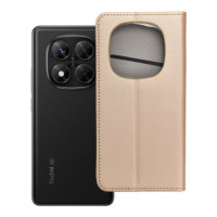 Flip case for Xiaomi Redmi NOTE 14 PRO 5G / 14 PRO PLUS 5G Smart Case Book gold
