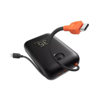 Powerbank Veger K3 (W3018) PD QC3.0 35W 30000 mAh with built-in Type C cables / Lightning black
