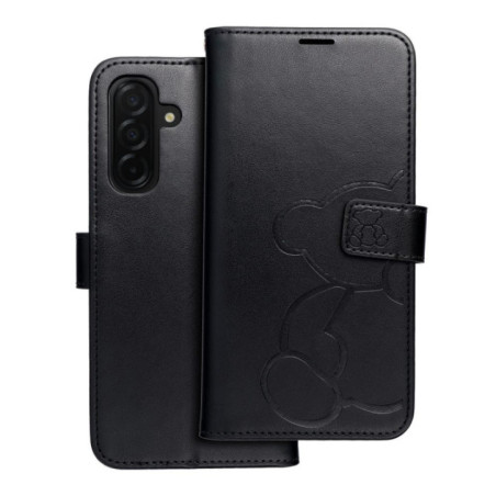 Flip case for Samsung A26 5G Mezzo Book teddy bear black