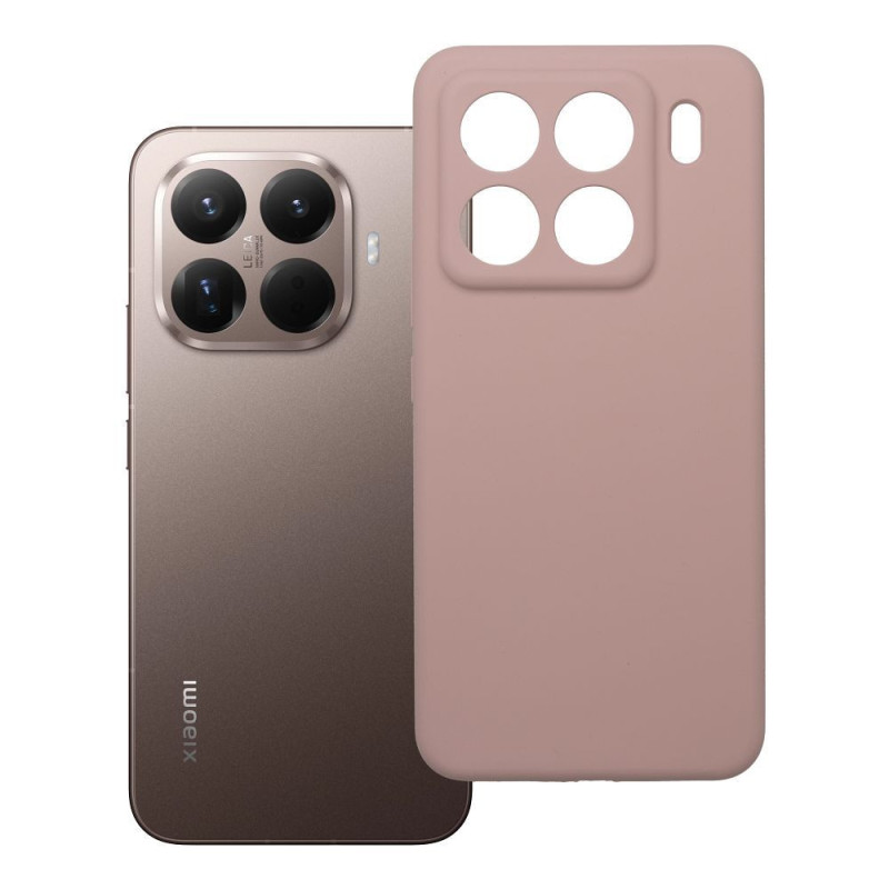 Case for Xiaomi 15 PRO Silicone 2mm (camera protection) sand pink