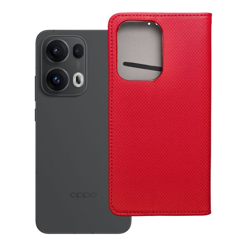 Flip case for Oppo Reno 13 PRO 5G Smart Case Book red