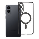 Case for Samsung S25 EDGE Electro Mag Cover compatible with MagSafe black