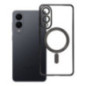 Case for Samsung S25 EDGE Electro Mag Cover compatible with MagSafe black Case for Samsung S25 EDGE Electro Mag Cover compatible with MagSafe black