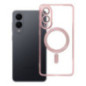 Case for Samsung S25 EDGE Electro Mag Cover compatible with MagSafe rose-gold