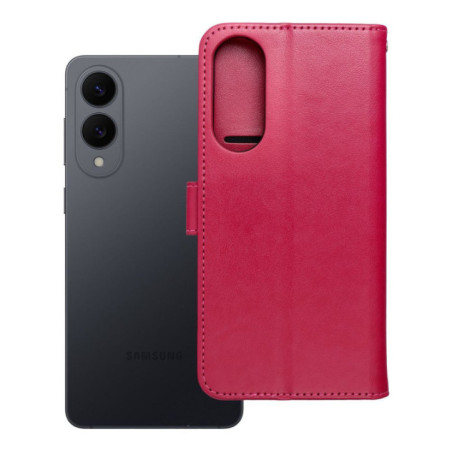 Flip case for Samsung S25 EDGE Mezzo Book teddy bear magenta