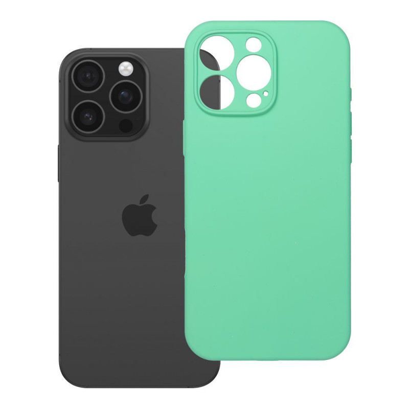 Case for iPhone 16 PRO MAX Silicone 2mm (camera protection) compatible with MagSafe mint Case for iPhone 16 PRO MAX Silicone 2mm (camera protection) compatible with MagSafe mint