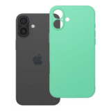 Case for iPhone 16 PLUS Silicone 2mm (camera protection) compatible with MagSafe mint