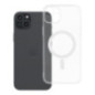 Case for iPhone 15 PLUS Clear Case 2 mm Mag Cover compatible with MagSafe (camera protection) transparent