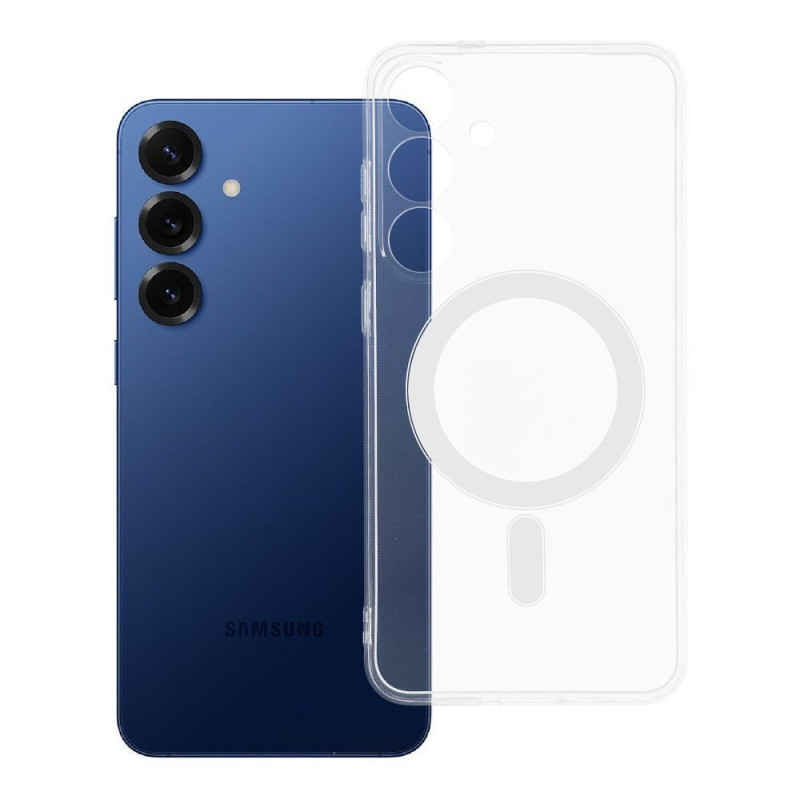 Case for Samsung S25 PLUS Clear Case 2 mm Mag Cover compatible with MagSafe (camera protection) transparent Case for Samsung S25 PLUS Clear Case 2 mm Mag Cover compatible with MagSafe (camera protection) transparent