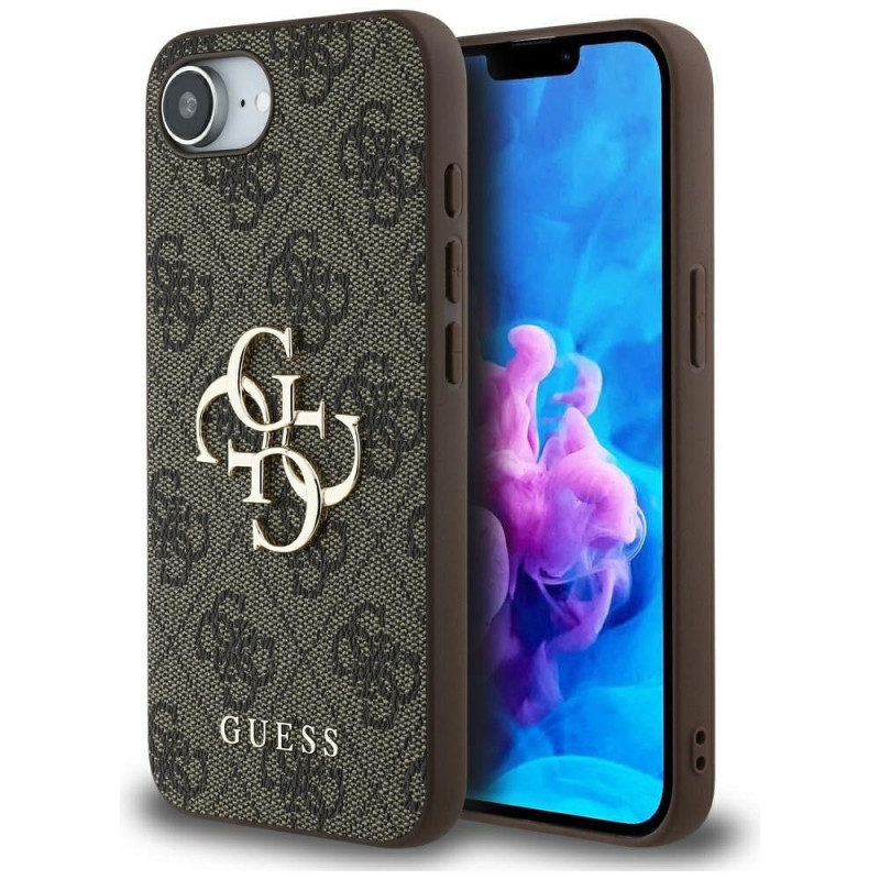 GUESS case for IPHONE 16e (SE 4 2025) GUHCPSE44GMGBR (4G PU Big Logo) brown GUESS case for IPHONE 16e (SE 4 2025) GUHCPSE44GMGBR (4G PU Big Logo) brown