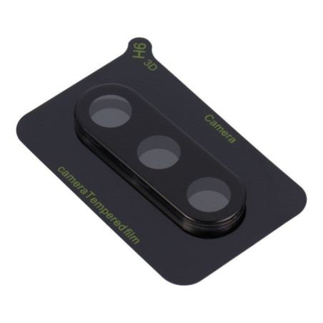 5D Full Glue Tempered Glass Camera Lens for Samsung S24 FE black