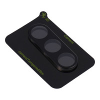 5D Full Glue Tempered Glass Camera Lens for Samsung S25 PLUS black