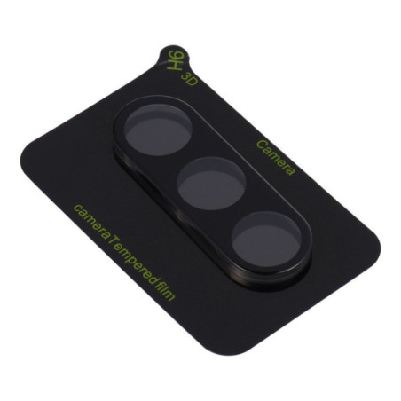 5D Full Glue Tempered Glass Camera Lens for Samsung S25 PLUS black