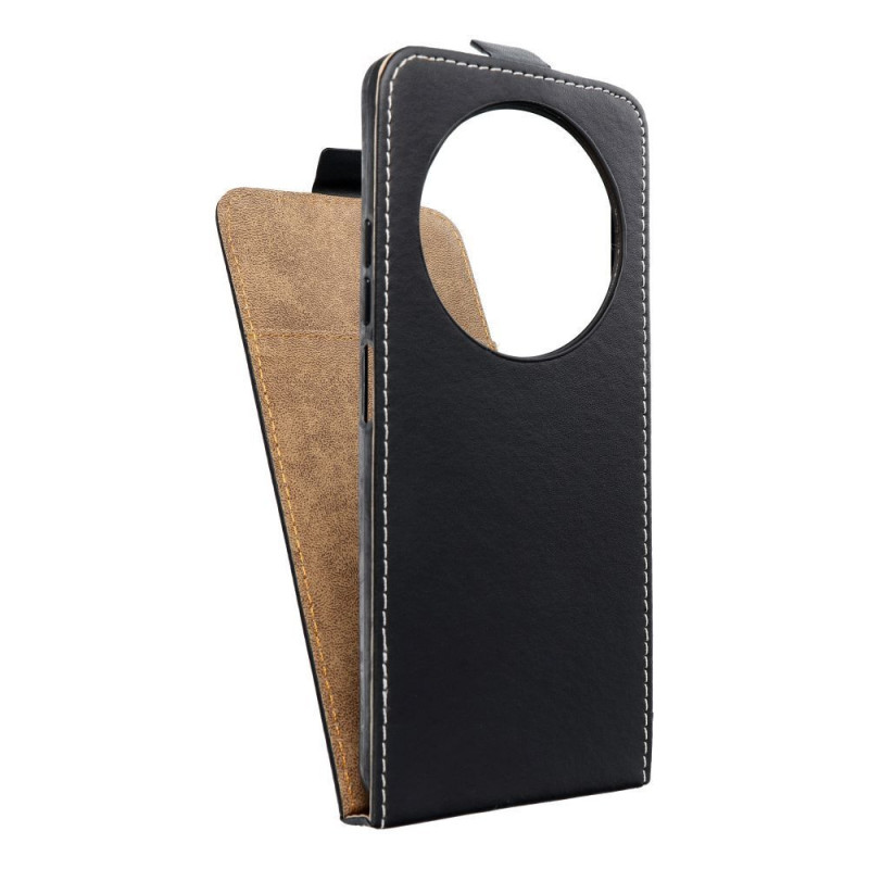 Vertical flip case for Xiaomi Redmi 14C Slim Flexi Fresh czarne