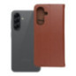 Flip case for Samsung A56 5G Smart Pro Book leather brown