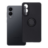 Case for Samsung S25 EDGE Silicone Ring black