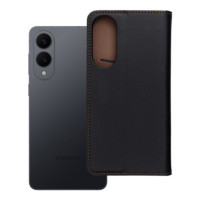 Flip case for Samsung S25 EDGE Smart Pro Book leather black