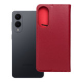 Flip case for Samsung S25 EDGE Smart Pro Book sk├│rzane burgundy