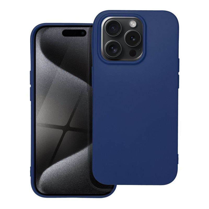 Case for iPhone 15 PRO Soft dark blue
