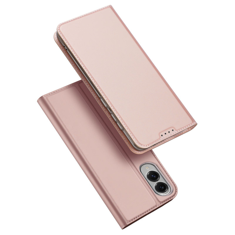 DUX DUCIS wallet case SKIN PRO for SAMSUNG S25 Edge rose