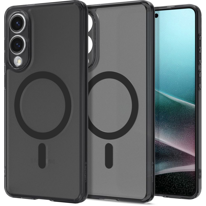 SPIGEN case ULTRA HYBRID MAG compatible with MagSafe for SAMSUNG S25 Edge frost black SPIGEN case ULTRA HYBRID MAG compatible with MagSafe for SAMSUNG S25 Edge frost black