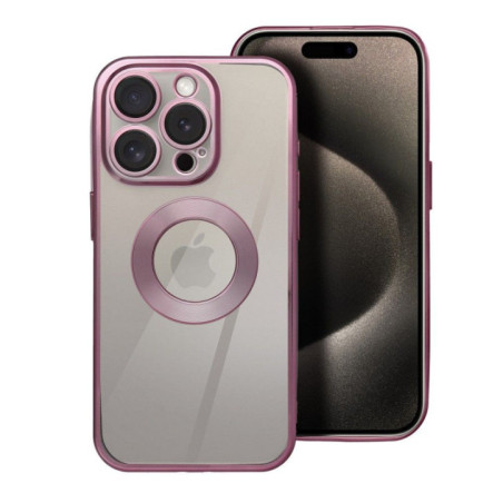 Case for iPhone 17 Pro Max / 18 Pro Max (low camera edge) Glam powder pink