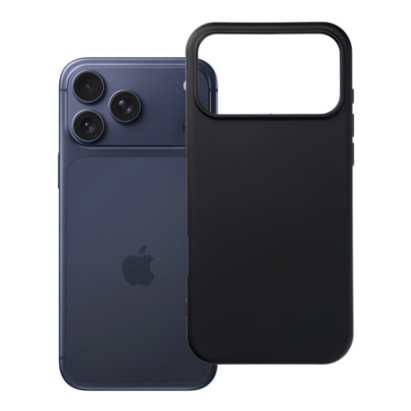 Case for iPhone 17 Pro Max / 18 Pro Max (low camera edge) Silicone black