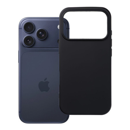 Case for iPhone 17 Pro / 18 Pro (low camera edge) Silicone black