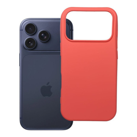 Case for iPhone 17 Pro / 18 Pro (low camera edge) Silicone peach