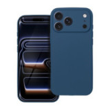Case for iPhone 17 Pro Max / 18 Pro Max (low camera edge) Soft dark blue