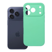 Case for iPhone 17 Pro / 18 Pro (low camera edge) Silicone 2mm (camera protection) zgodny z MagSafe mint