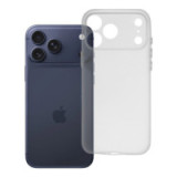 Case for iPhone 17 Pro Max / 18 Pro Max (low camera edge) Ultrathin Matt transparent